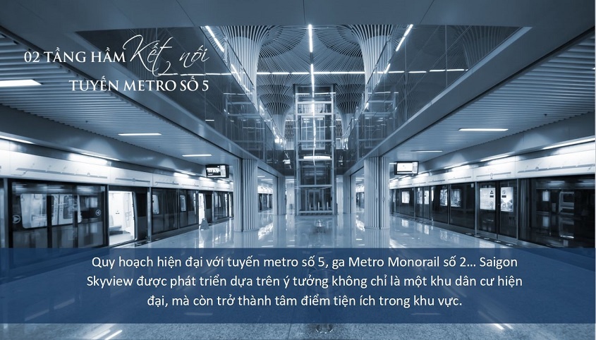 Giá bán căn hộ cao cấp Sài Gòn SKy View Quận 8 5 metro số 5